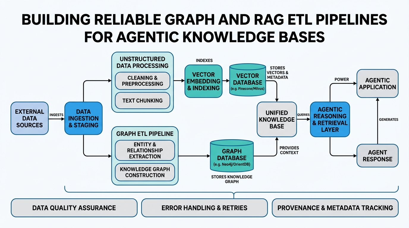 Building Reliable Graph and RAG ETL Pipelines for Agentic Knowledge Bases