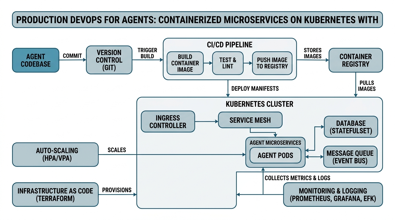 Production DevOps for Agents: Containerized Microservices on Kubernetes with