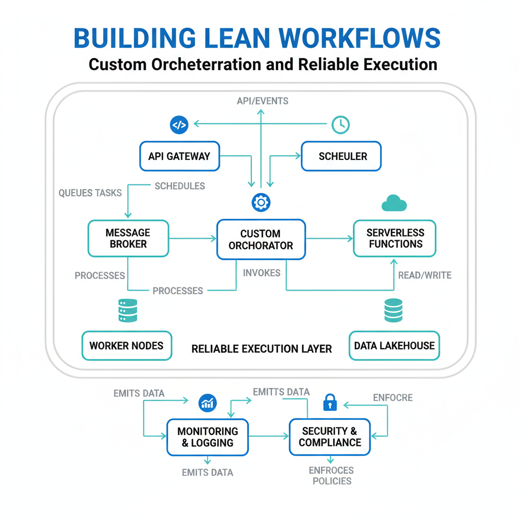 Building Lean Workflows: Custom Orchestration and Reliable Execution