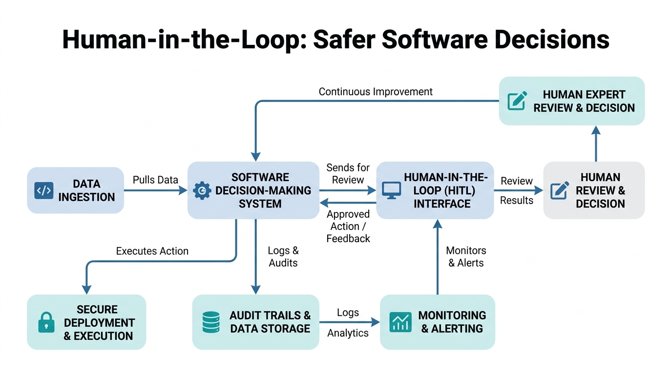 Hero image for Human-in-the-Loop: Safer Software Decisions