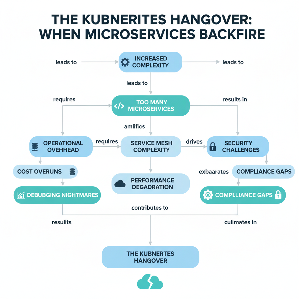 Hero image for The Kubernetes Hangover: When Microservices Backfire